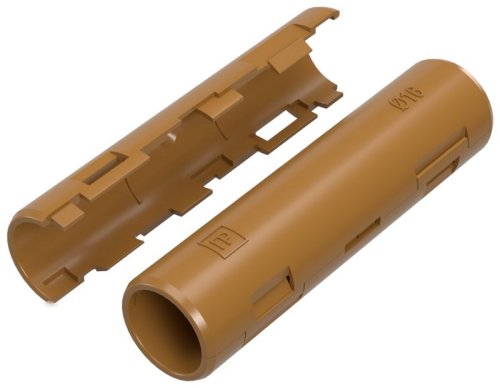 Муфта разборная атмосферостойкая ПВХ Промрукав Д=16 IP40 бук фото Муфта разборная атмосферостойкая ПВХ Промрукав Д=16 IP40 бук картинка